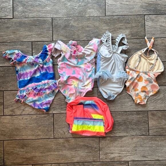 Size 4 disney Frozen swimsuit bundle - Picture 11 of 12